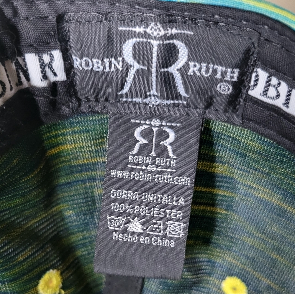 Robin Ruth Blue Green Cancun Hat - Picture 8 of 8
